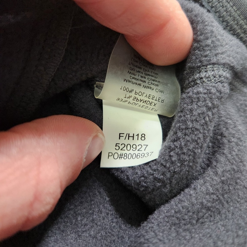 Title Nine Jacket Women XS Full Zip Heather Gray Fleece Golf Hoodie Performance - Picture 8 of 9